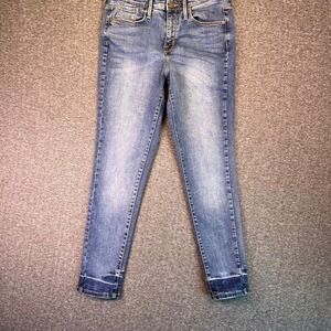 Mossimo Jeans Womens 8R Light Wash High Rise Skinny‎ Power Stretch Denim 28x27.5